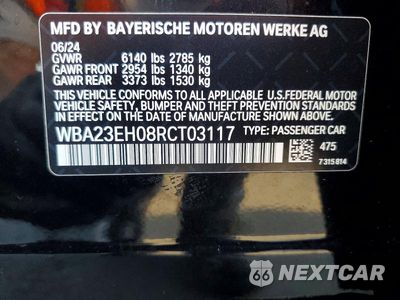 Zdjęcie 12 z 12 samochodu: 2024 BMW 740 I VIN:WBA23EH08RCT03117 - miniatura