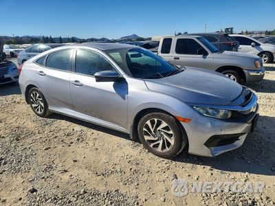 Czwarte zdjęcie samochodu z boku: 2018 HONDA CIVIC EX VIN:2HGFC2F77JH506991 - miniatura