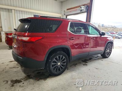 Trzecie zdjęcie samochodu z tyłu: 2019 CHEVROLET TRAVERSE LT VIN:1GNERGKW6KJ240356 - miniatura