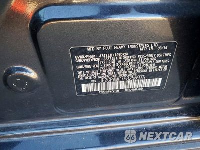 Zdjęcie 13 z 13 samochodu: 2015 SUBARU XV CROSSTREK 2.0 LIMITED VIN:JF2GPAMC7F8256975 - miniatura