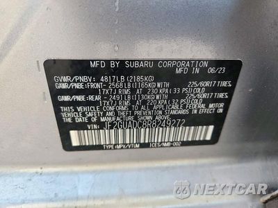 Zdjęcie 13 z 13 samochodu: 2024 SUBARU CROSSTREK PREMIUM VIN:JF2GUADC8R8249272 - miniatura