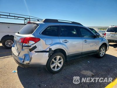 Trzecie zdjęcie samochodu z tyłu: 2014 SUBARU OUTBACK 2.5I PREMIUM VIN:4S4BRBCCXE3281242 - miniatura