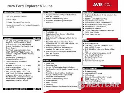 Zdjęcie 13 z 14 samochodu: 2025 FORD EXPLORER ST-LINE VIN:1FMUK8KH5SGB64511 - miniatura