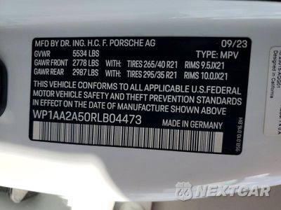 Zdjęcie 13 z 13 samochodu: 2024 PORSCHE MACAN BASE VIN:WP1AA2A50RLB04473 - miniatura