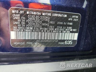 Zdjęcie 13 z 13 samochodu: 2022 MITSUBISHI OUTLANDER SE VIN:JA4J4UA88NZ012107 - miniatura
