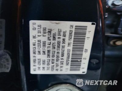 Zdjęcie 12 z 12 samochodu: 2010 HONDA ACCORD LXP VIN:1HGCP2F49AA091037 - miniatura
