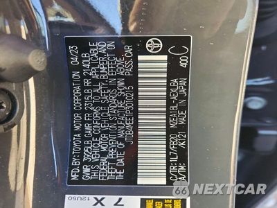 Zdjęcie 13 z 13 samochodu: 2023 TOYOTA COROLLA LE VIN:JTDB4MEE1P3010215 - miniatura