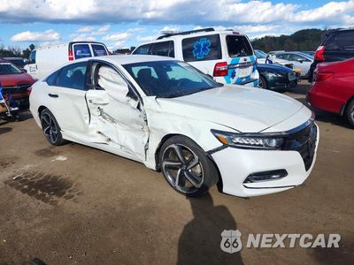 Czwarte zdjęcie samochodu z boku: 2020 HONDA ACCORD SPORT VIN:1HGCV1F32LA155123 - miniatura