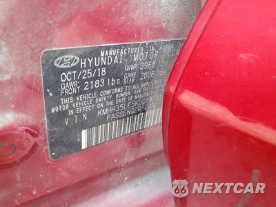 Zdjęcie 13 z 13 samochodu: 2019 HYUNDAI ELANTRA GT BASE VIN:KMHH35LE5KU089781 - miniatura