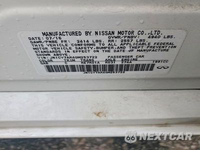 Zdjęcie 12 z 12 samochodu: 2016 INFINITI Q50 2.0T PREMIUM VIN:JN1CV7AR4GM253722 - miniatura
