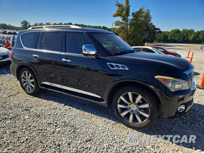 Czwarte zdjęcie samochodu z boku: 2012 INFINITI QX56 BASE VIN:JN8AZ2NF1C9515161 - miniatura