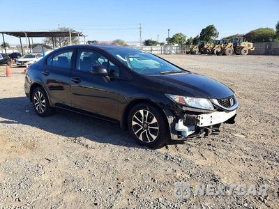 Czwarte zdjęcie samochodu z boku: 2013 HONDA CIVIC EX VIN:19XFB2F84DE286297 - miniatura