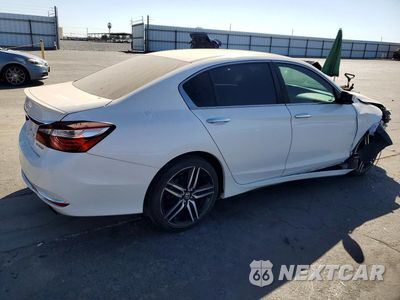 Trzecie zdjęcie samochodu z tyłu: 2016 HONDA ACCORD SPORT VIN:1HGCR2F54GA078076 - miniatura