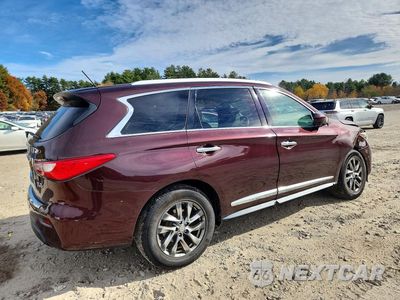 Trzecie zdjęcie samochodu z tyłu: 2013 INFINITI JX35 BASE VIN:5N1AL0MM8DC306341 - miniatura