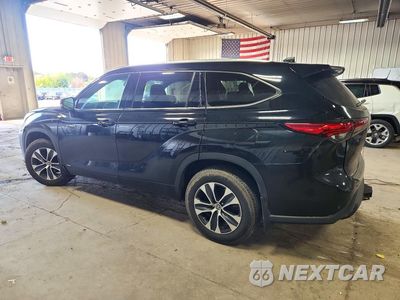 Drugie zdjęcie samochodu z przodu: 2021 TOYOTA HIGHLANDER HYBRID XLE VIN:5TDGBRCH0MS039608 - miniatura