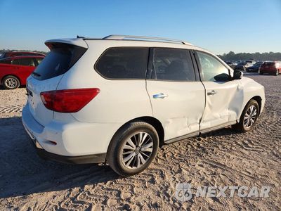 Trzecie zdjęcie samochodu z tyłu: 2018 NISSAN PATHFINDER S VIN:5N1DR2MN9JC613965 - miniatura