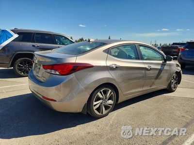 Trzecie zdjęcie samochodu z tyłu: 2014 HYUNDAI ELANTRA LIMITED VIN:5NPDH4AE4EH508994 - miniatura