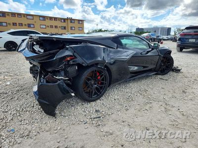 Trzecie zdjęcie samochodu z tyłu: 2024 CHEVROLET CORVETTE Z06 2LZ VIN:1G1YE2D33R5604087 - miniatura