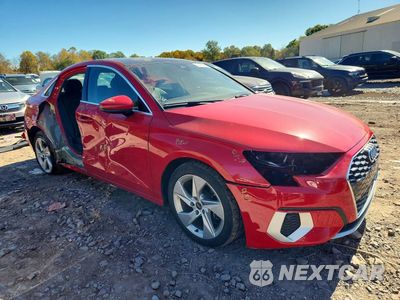 Czwarte zdjęcie samochodu z boku: 2022 AUDI A3 PREMIUM VIN:WAUAUDGY5NA089669 - miniatura