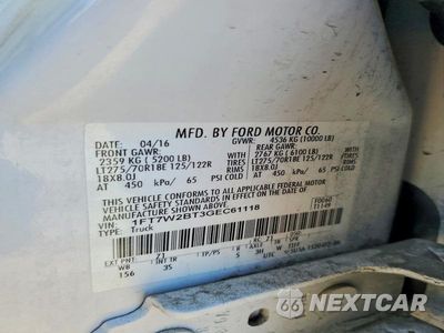 Zdjęcie 12 z 12 samochodu: 2016 FORD F250 SUPER DUTY VIN:1FT7W2BT3GEC61118 - miniatura