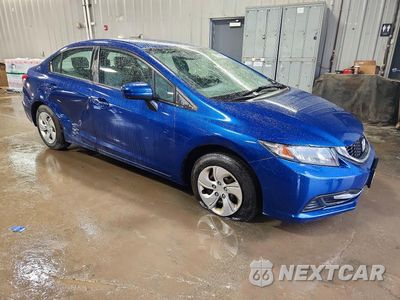 Czwarte zdjęcie samochodu z boku: 2015 HONDA CIVIC LX VIN:2HGFB2F51FH564118 - miniatura