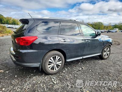 Trzecie zdjęcie samochodu z tyłu: 2017 NISSAN PATHFINDER S VIN:5N1DR2MM2HC900713 - miniatura