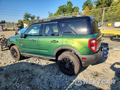 Drugie zdjęcie samochodu z przodu: 2025 FORD BRONCO SPORT BADLANDS VIN:3FMCR9DA6SRE83616 - miniatura