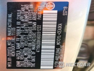Zdjęcie 12 z 12 samochodu: 2006 TOYOTA CAMRY SE VIN:4T1BA30K46U091232 - miniatura