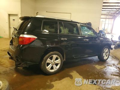 Trzecie zdjęcie samochodu z tyłu: 2008 TOYOTA HIGHLANDER LIMITED VIN:JTEES42A982103801 - miniatura