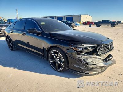 Czwarte zdjęcie samochodu z boku: 2024 HONDA ACCORD HYBRID SPORT VIN:1HGCY2F56RA081096 - miniatura