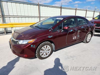 2012 HONDA CIVIC LX JHMFB2F51CS001443 - główne zdjęcie licytacji z USA - miniatura