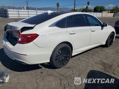 Trzecie zdjęcie samochodu z tyłu: 2021 HONDA ACCORD LX VIN:1HGCV1F19MA035772 - miniatura
