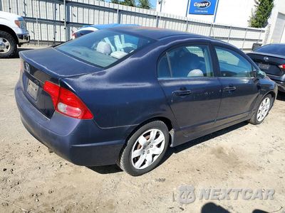 Trzecie zdjęcie samochodu z tyłu: 2006 HONDA CIVIC LX VIN:1HGFA16526L022803 - miniatura