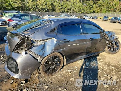 Trzecie zdjęcie samochodu z tyłu: 2017 HONDA CIVIC EX VIN:SHHFK7H51HU402375 - miniatura