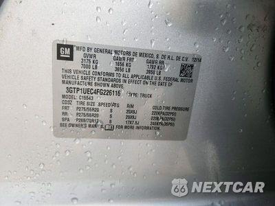 Zdjęcie 12 z 12 samochodu: 2015 GMC SIERRA C1500 SLE VIN:3GTP1UEC4FG226116 - miniatura