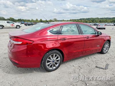 Trzecie zdjęcie samochodu z tyłu: 2018 FORD FUSION SE PHEV VIN:3FA6P0PU6JR150460 - miniatura