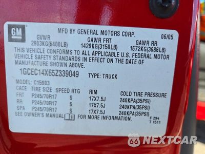 Zdjęcie 12 z 12 samochodu: 2005 CHEVROLET SILVERADO C1500 VIN:1GCEC14X65Z339049 - miniatura
