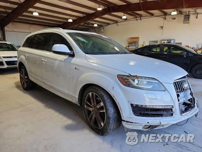 Czwarte zdjęcie samochodu z boku: 2015 AUDI Q7 PREMIUM PLUS VIN:WA1LGAFEXFD010337 - miniatura