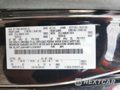 Zdjęcie 13 z 13 samochodu: 2015 LINCOLN MKC VIN:5LMTJ2AH4FUJ09307 - miniatura