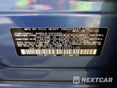 Zdjęcie 13 z 13 samochodu: 2015 SUBARU FORESTER 2.5I LIMITED VIN:JF2SJAKC8FH482120 - miniatura