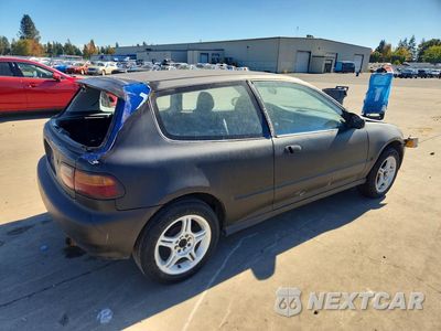 Trzecie zdjęcie samochodu z tyłu: 1993 HONDA CIVIC CX VIN:2HGEH2356PH523452 - miniatura