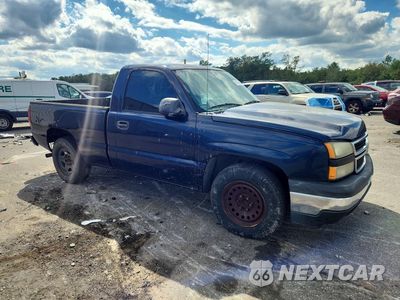 Czwarte zdjęcie samochodu z boku: 2007 CHEVROLET SILVERADO C1500 CLASSIC VIN:3GCEC14X17G227228 - miniatura
