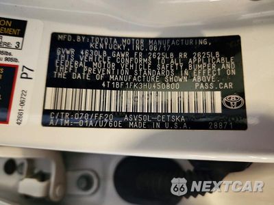 Zdjęcie 12 z 12 samochodu: 2017 TOYOTA CAMRY SE VIN:4T1BF1FK3HU450800 - miniatura