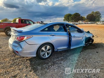 Trzecie zdjęcie samochodu z tyłu: 2012 HYUNDAI SONATA HYBRID VIN:KMHEC4A43CA043831 - miniatura