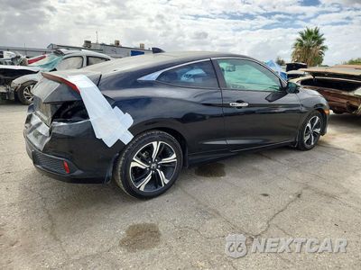 Trzecie zdjęcie samochodu z tyłu: 2016 HONDA CIVIC TOURING VIN:2HGFC3B92GH352664 - miniatura