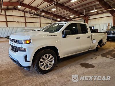 2021 CHEVROLET SILVERADO K1500 CUSTOM 1GCRYBEK4MZ300163 - główne zdjęcie licytacji z USA - miniatura