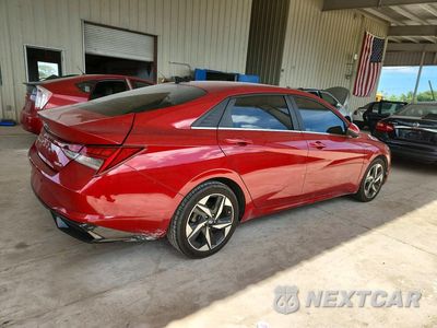 Trzecie zdjęcie samochodu z tyłu: 2023 HYUNDAI ELANTRA LIMITED VIN:KMHLP4AG4PU402923 - miniatura