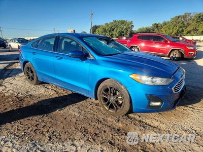 Czwarte zdjęcie samochodu z boku: 2019 FORD FUSION SE VIN:3FA6P0HD2KR276489 - miniatura