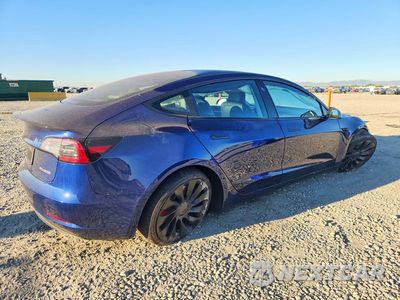 Trzecie zdjęcie samochodu z tyłu: 2023 TESLA MODEL 3 VIN:5YJ3E1EC5PF711325 - miniatura