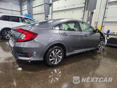 Trzecie zdjęcie samochodu z tyłu: 2018 HONDA CIVIC EX VIN:2HGFC2F77JH503086 - miniatura